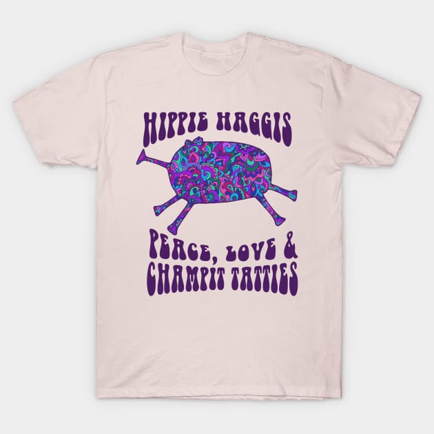 Hippie Haggis T-Shirt by TimeTravellers